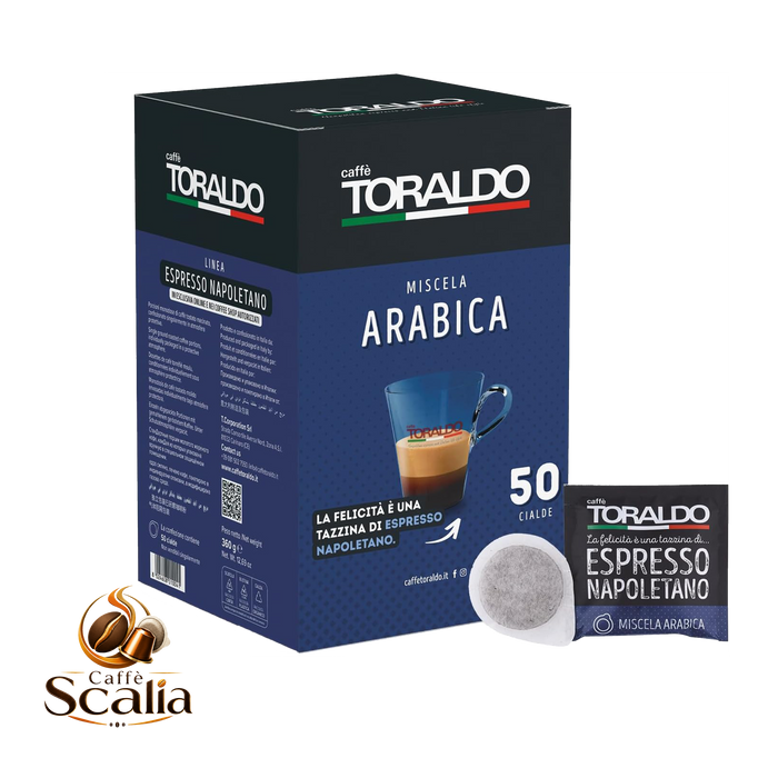 Caffè Toraldo Arabica – 50 Cialde ESE 44mm