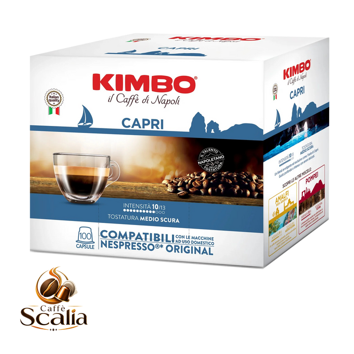 Kimbo Capri – 100 Capsule Compatibili Nespresso®