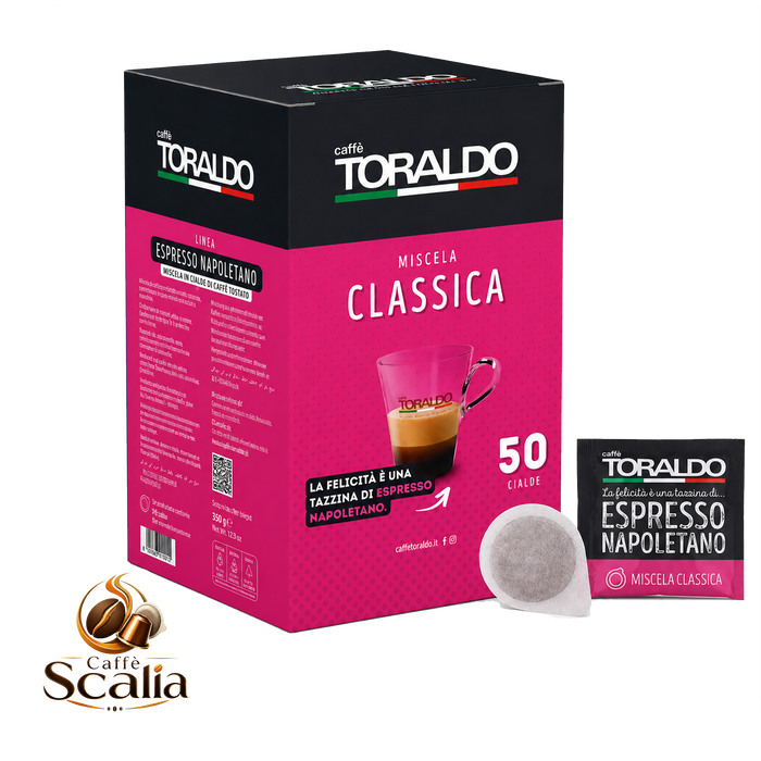 Caffè Toraldo Classica – 50 Cialde ESE 44mm