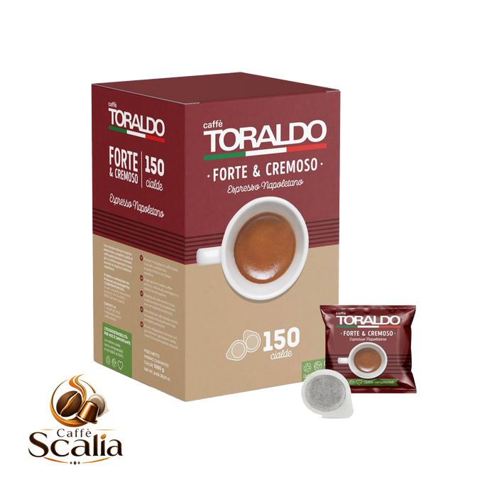 Caffè Toraldo Forte e Cremoso – 150 Cialde ESE 44mm