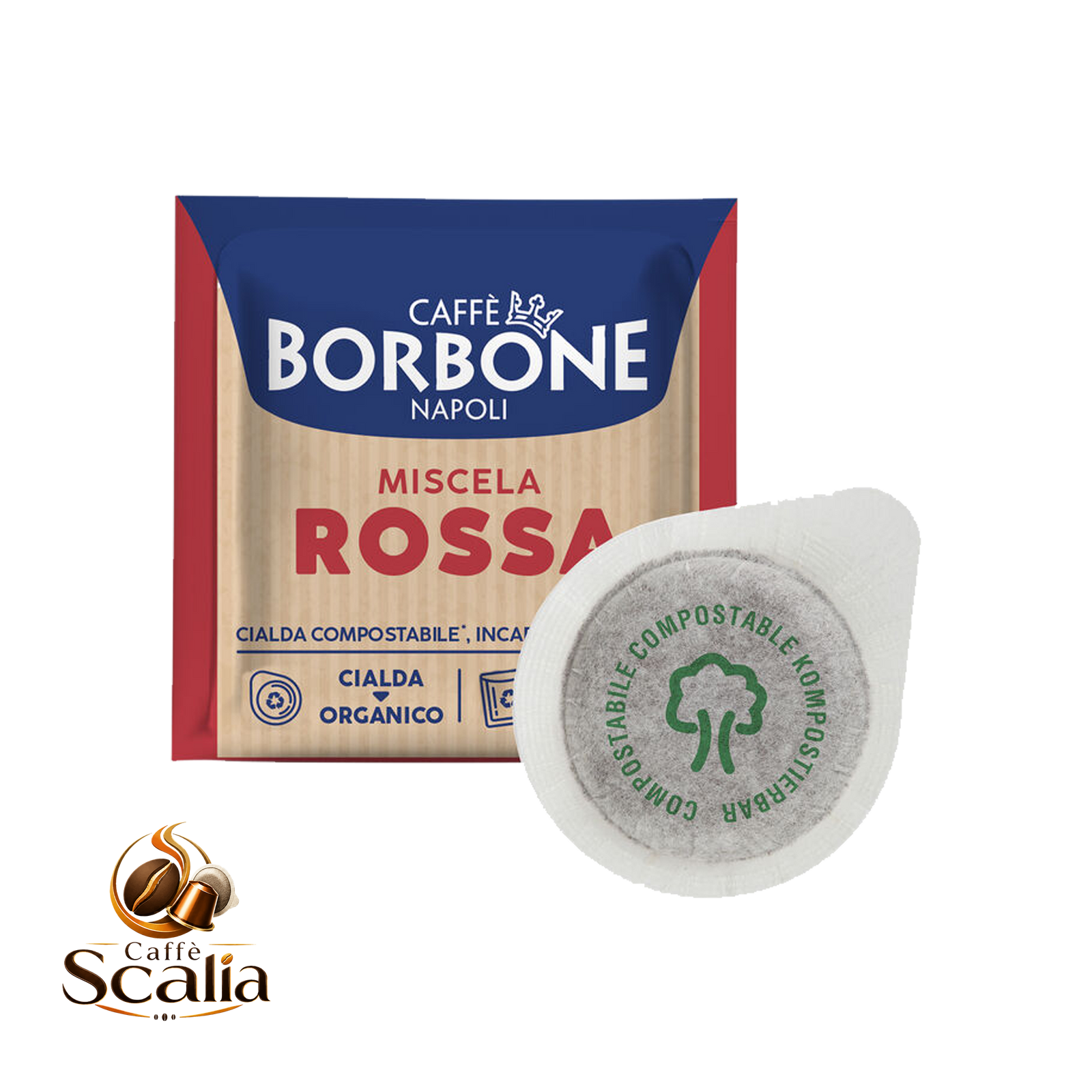 Caffè Borbone Rossa – 100 Cialde ESE 44mm