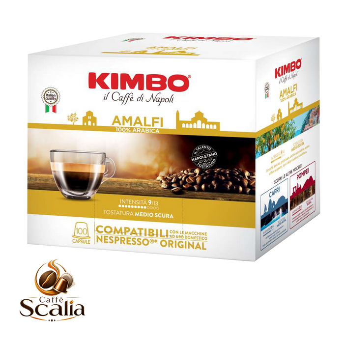 Kimbo Amalfi – 100 Capsule Compatibili Nespresso®