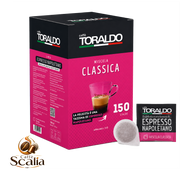 Caffè Toraldo Classica – 150 Cialde ESE 44mm immagine 1