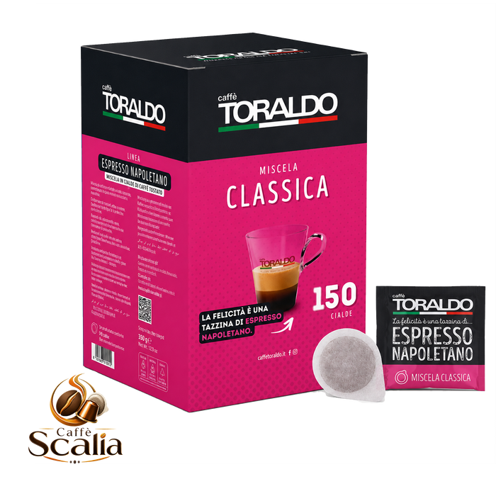 Caffè Toraldo Classica – 150 Cialde ESE 44mm