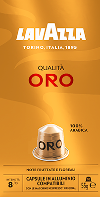 Lavazza 10 Capsule Compatibili Nespresso in Alluminio – Qualità Oro
