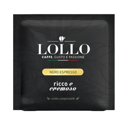 Lollo 100 Cialde ESE 44mm – Miscela Nero