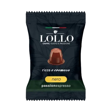 Lollo 100 Capsule Compatibili Nespresso – Miscela Nera