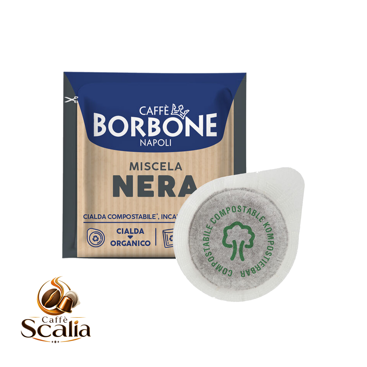 Caffè Borbone Nera – 100 Cialde ESE 44mm
