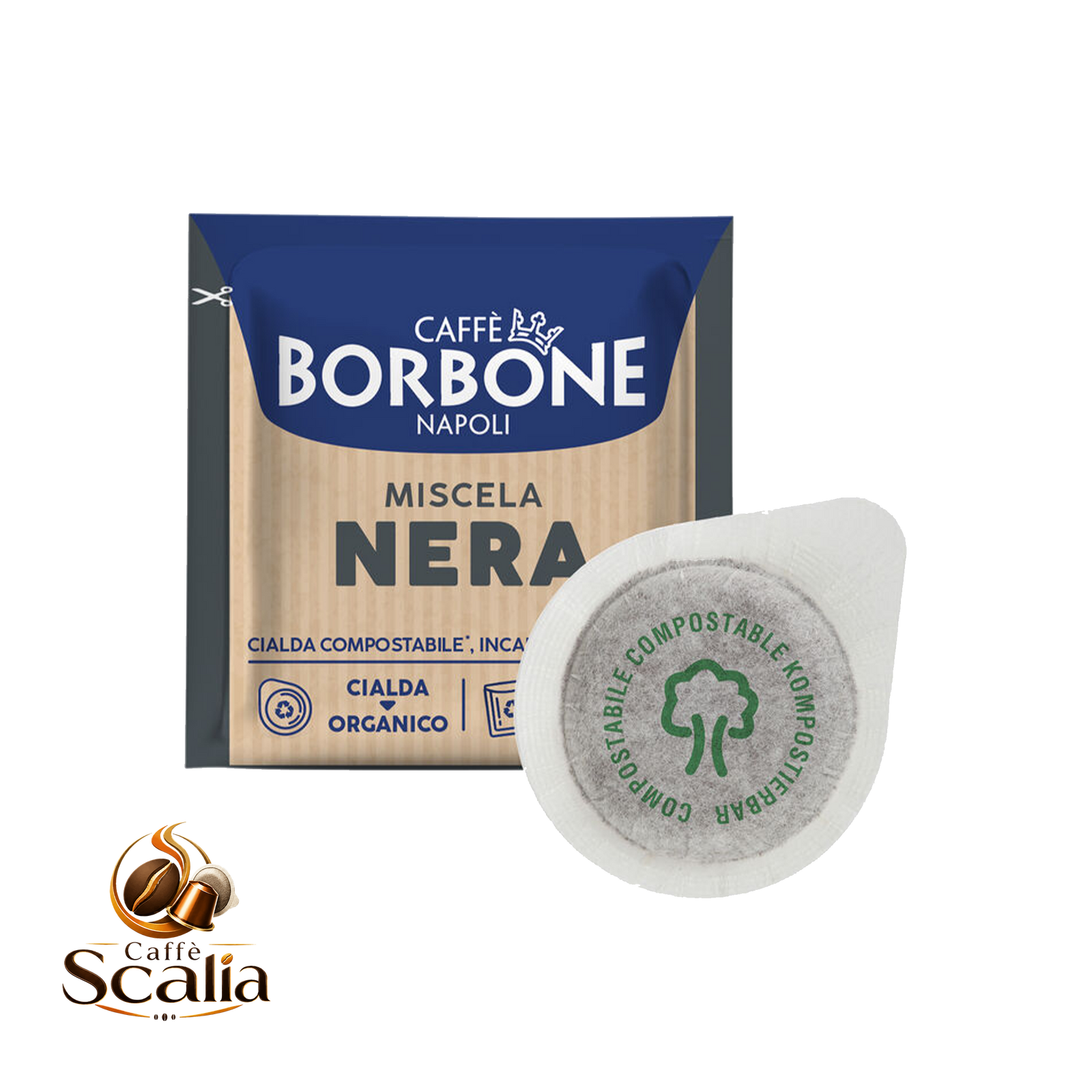 Caffè Borbone Nera – 100 Cialde ESE 44mm