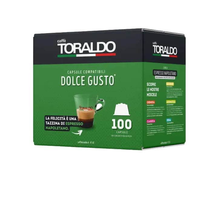 Toraldo 100 Capsule Compatibili Nescafè Dolce Gusto – Miscela Classica